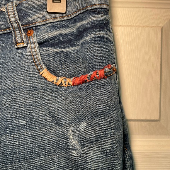 Abercrombie curve love patchwork jeans - Picture 5 of 8